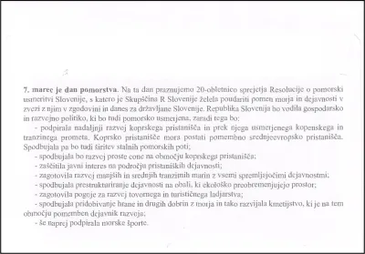 SLOVENSKI DAN POMORSTVA